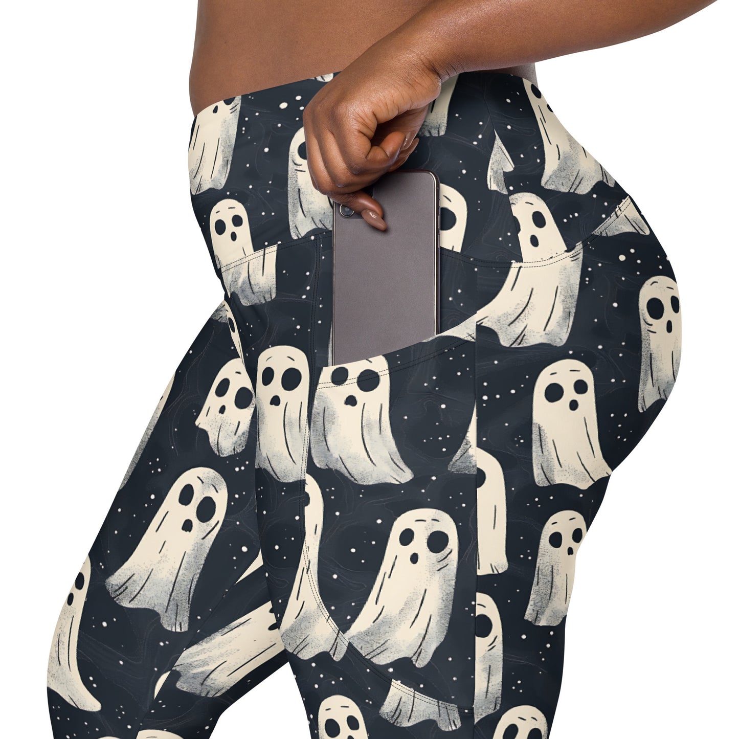 Ghosts Crossover leggings with pockets