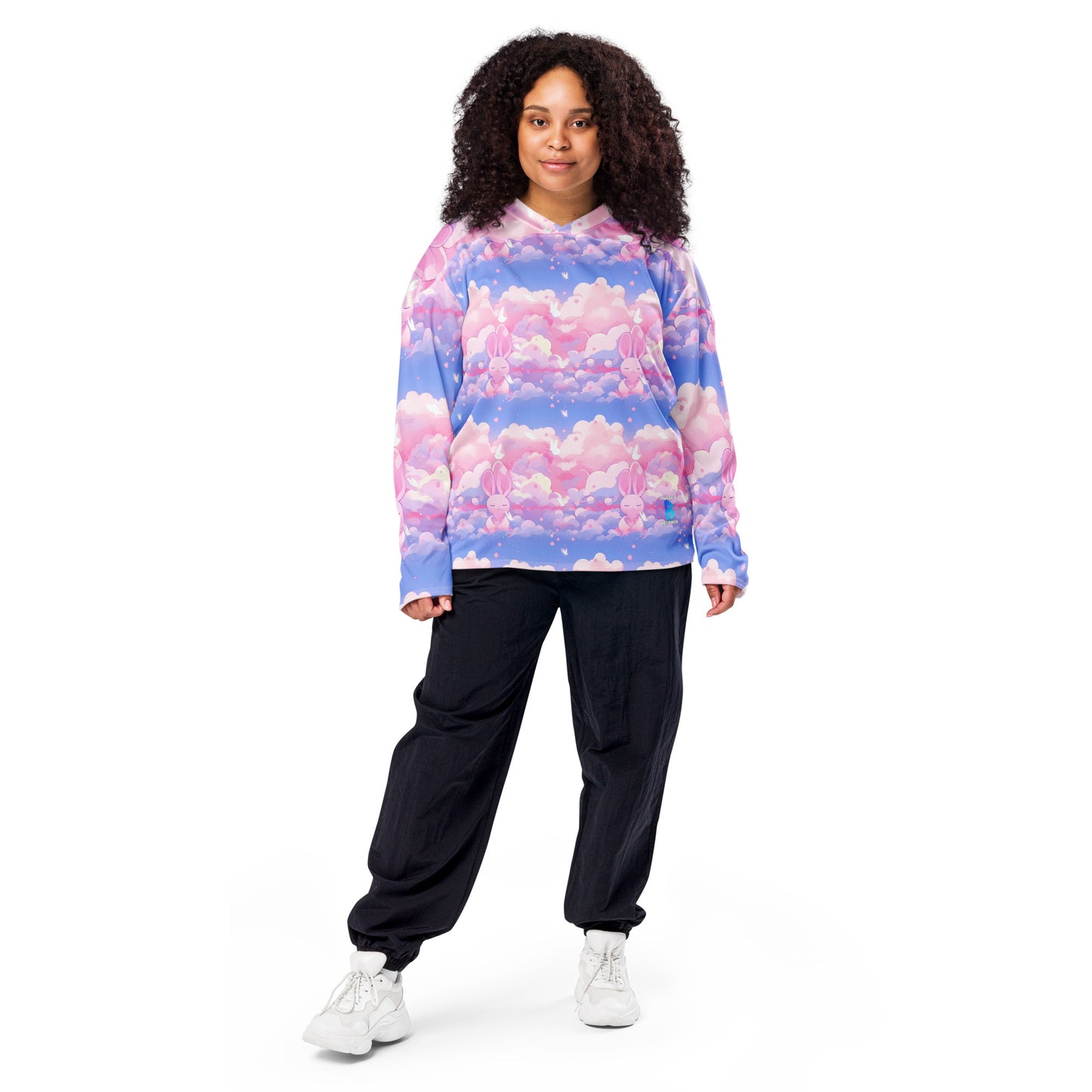 Bunny Clouds Recycled hockey fan jersey