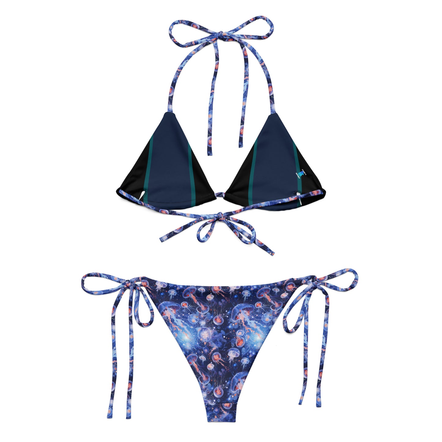 Jellyfish recycled string bikini