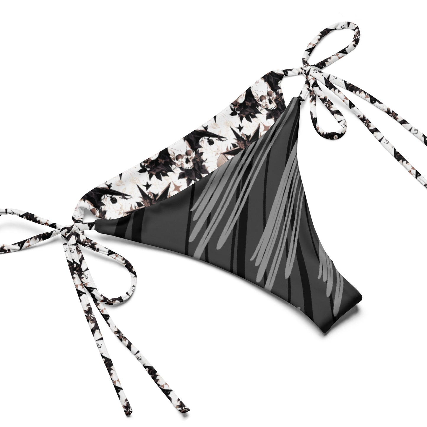 Skulls & Stars recycled string bikini