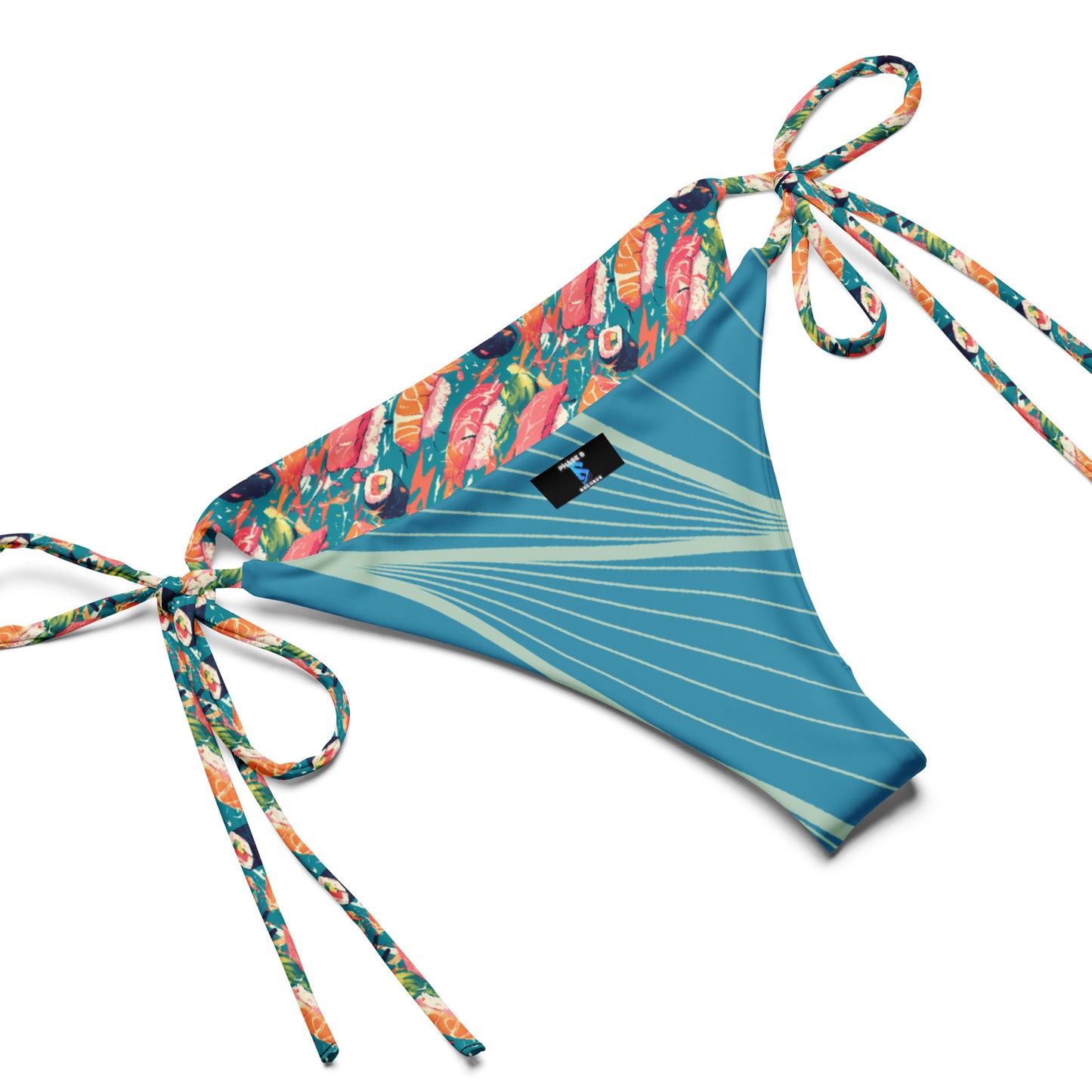 Sushi recycled string bikini