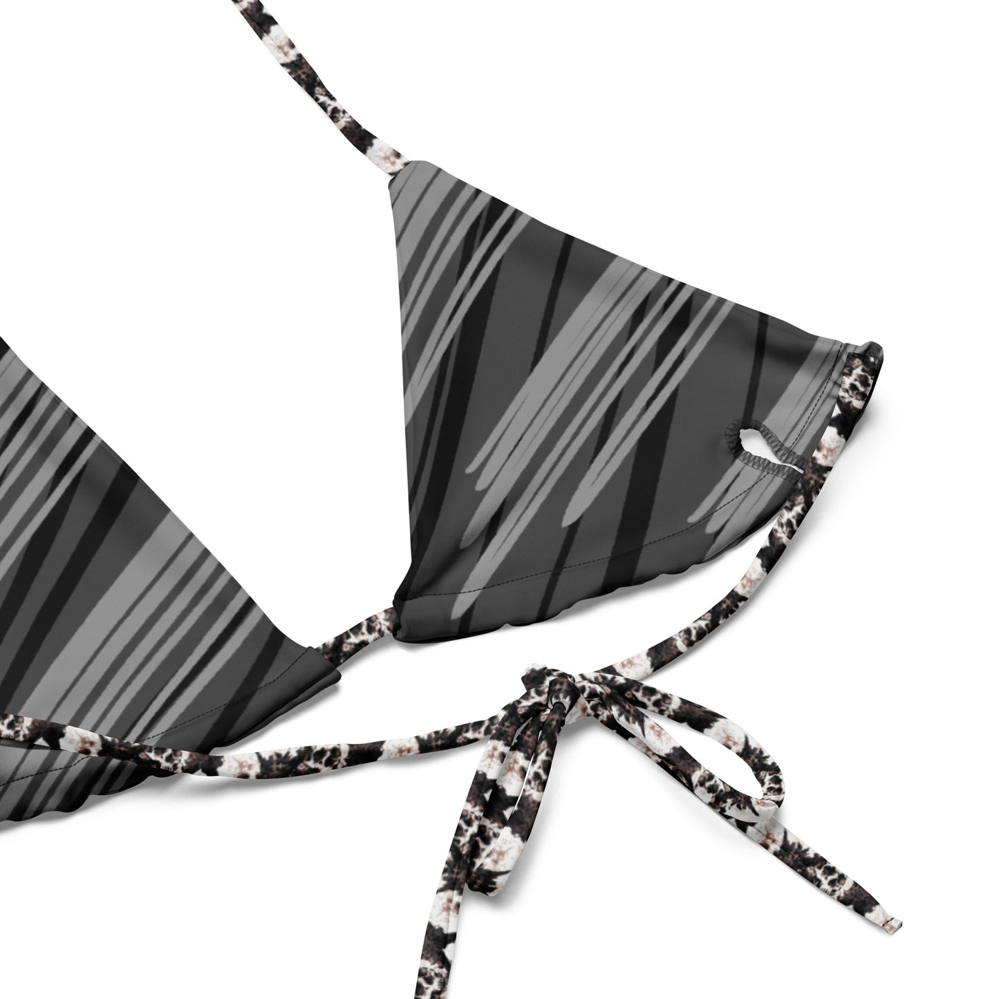 Skulls & Stars recycled string bikini