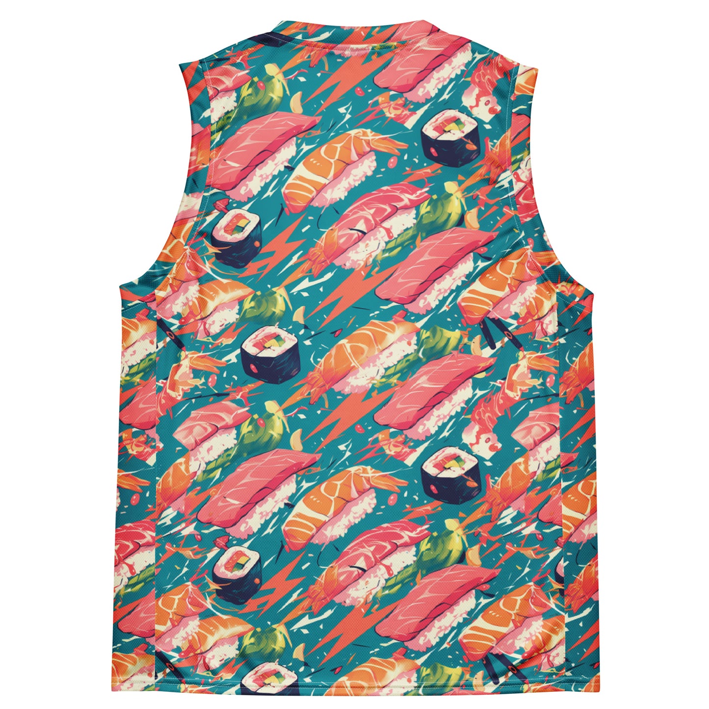 Sushi Recycled unisex basketball jersey