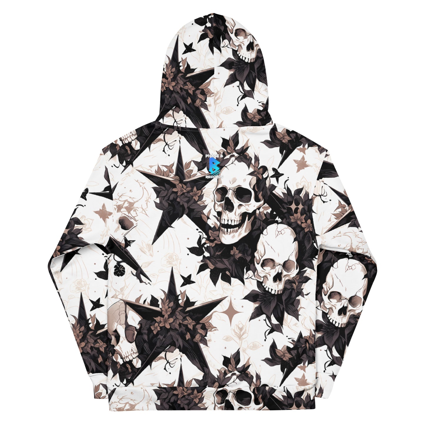 Black Star Skulls Unisex Hoodie