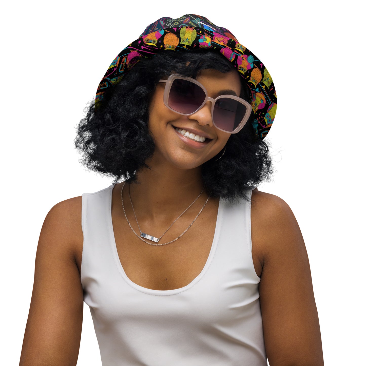 Jammin' Owls Reversible bucket hat - Free Delivery! Reggae / Dub / Ska / Ska punk / Punk - Alternative Apparel and Merch Only from Phase B Records.