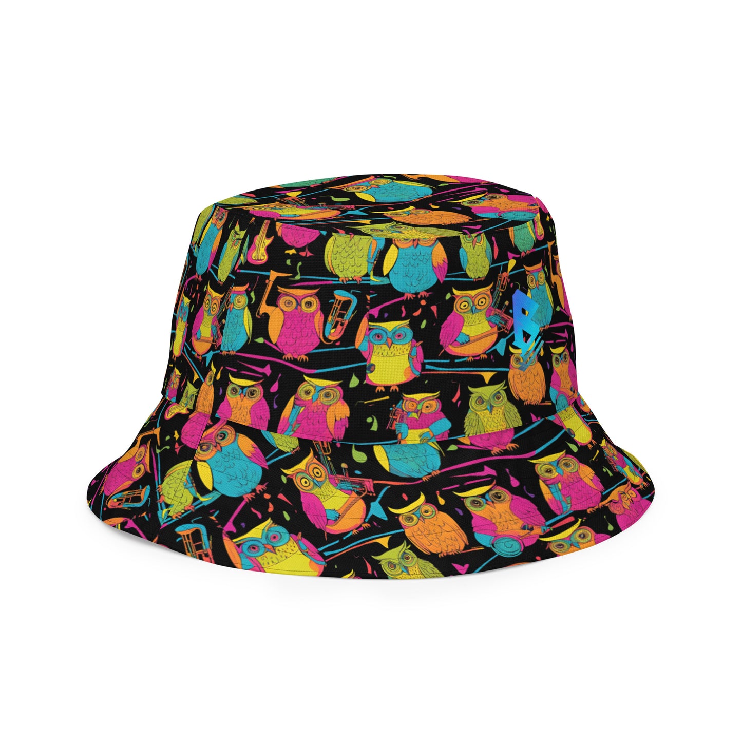 Jammin' Owls Reversible bucket hat - Free Delivery! Reggae / Dub / Ska / Ska punk / Punk - Alternative Apparel and Merch Only from Phase B Records.