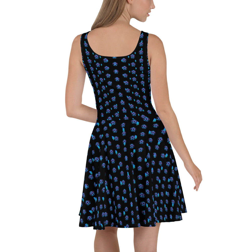 Pentagram Pinup Skater Dress