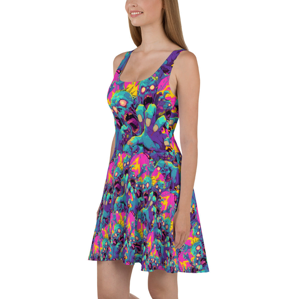 Zombie Attack Skater Dress