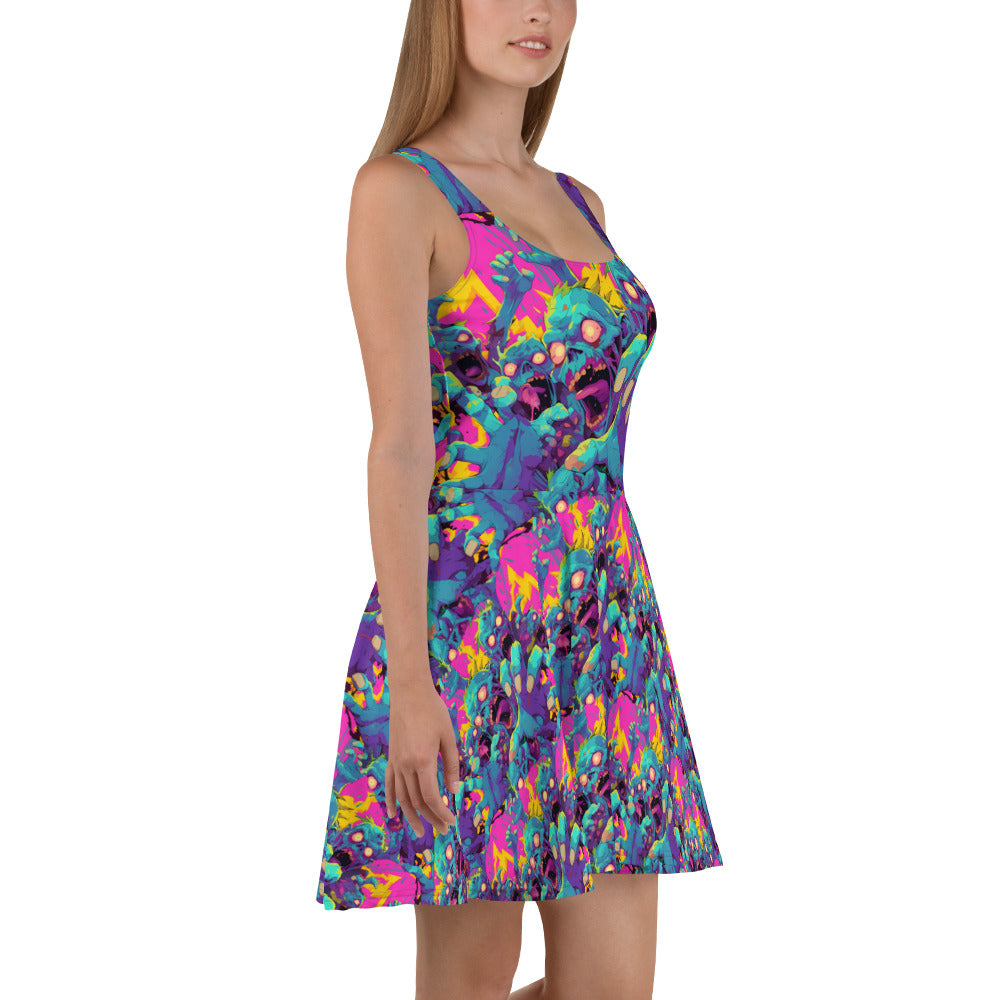Zombie Attack Skater Dress