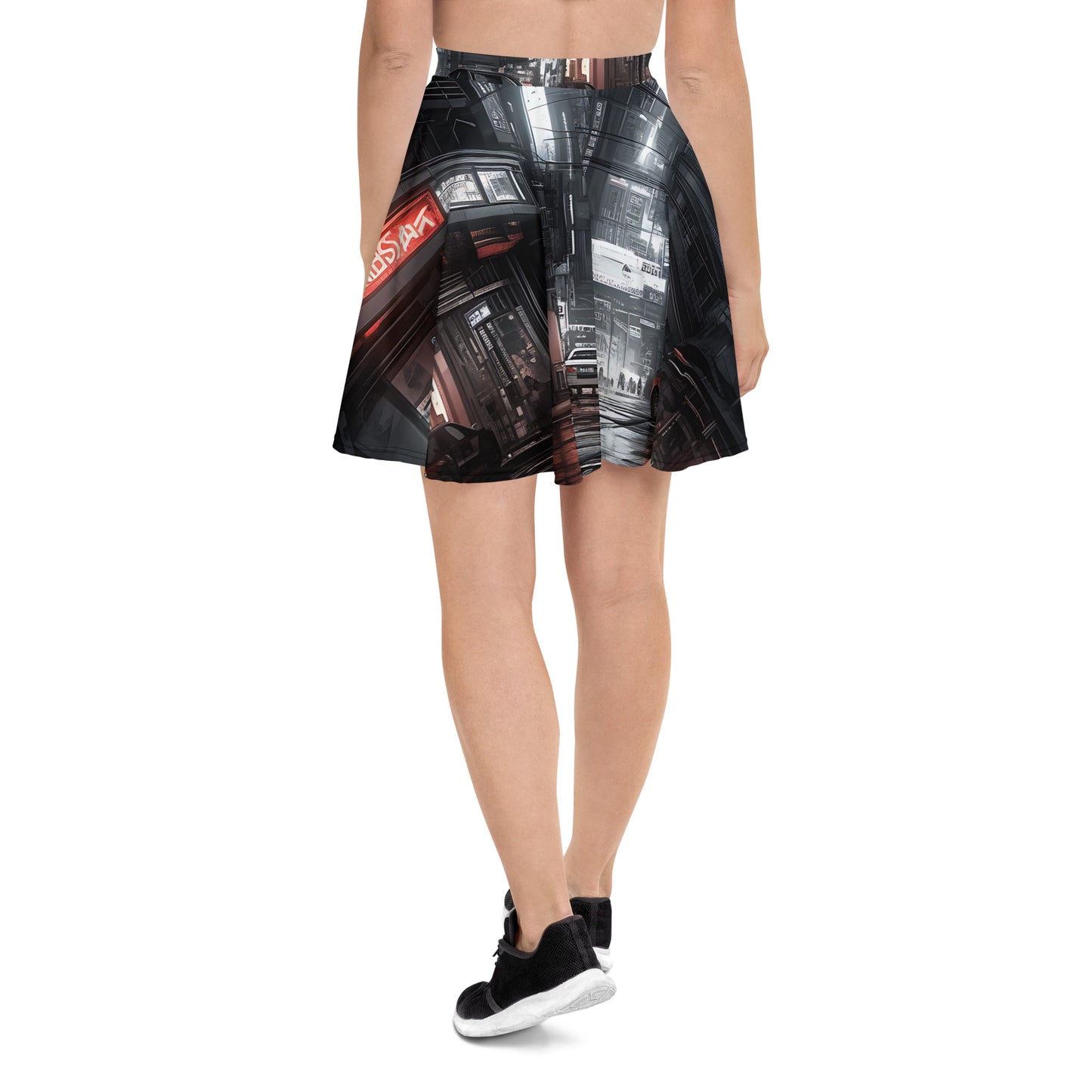 Anime City Skater Skirt – Free Delivery! Rock / Metal / Gothic / EDM / Clubwear - Alternative Apparel Only from Phase B Records. Plus Size to 3XL