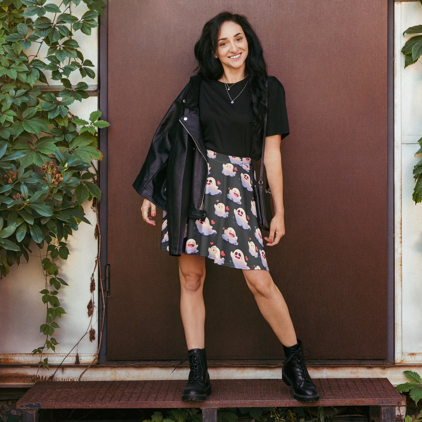 Ghost Love Skater Skirt