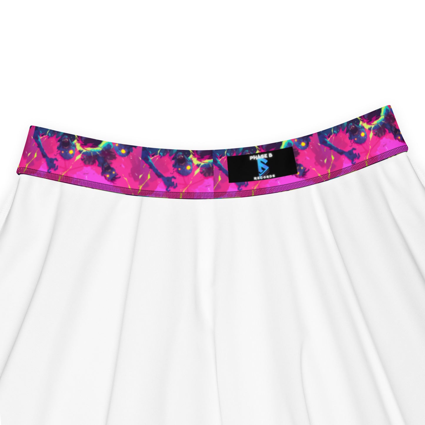 Neon Zombie Skater Skirt