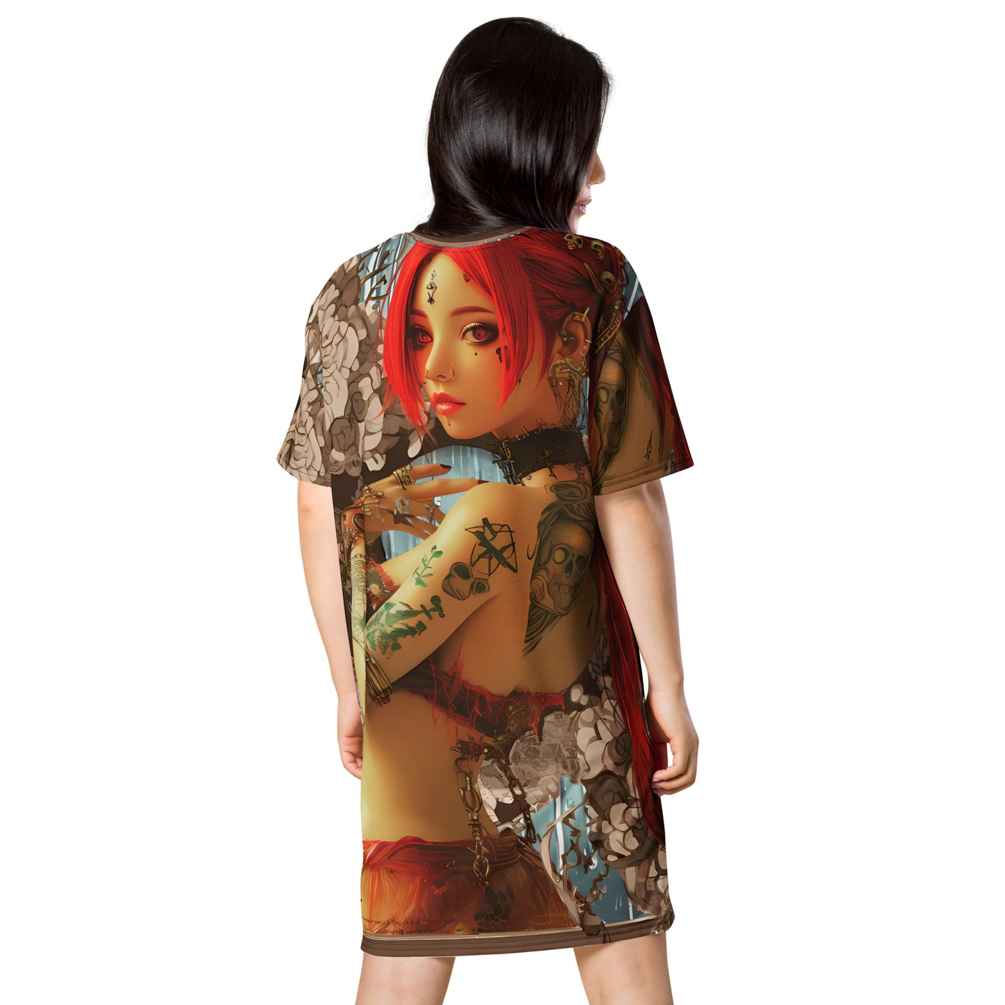 Pinup Girl Graphic T-shirt dress