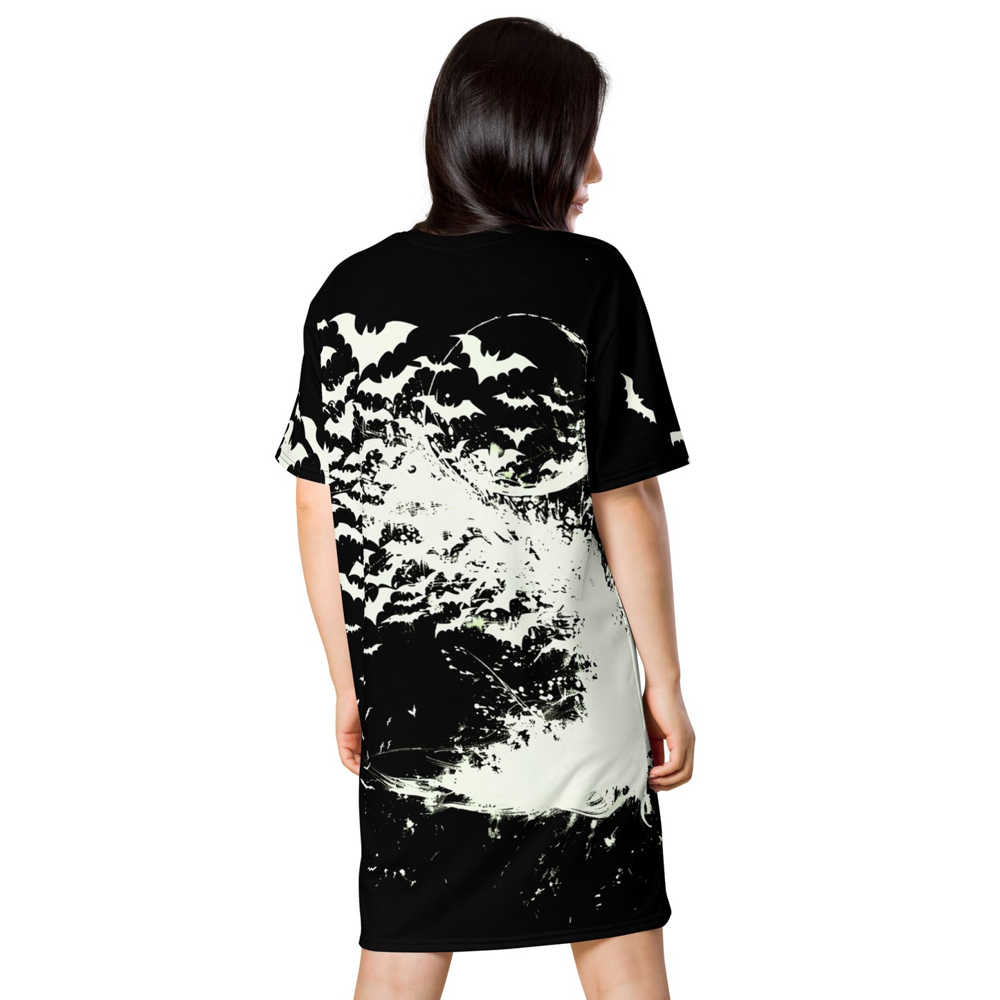 Moon & Bats T-shirt dress
