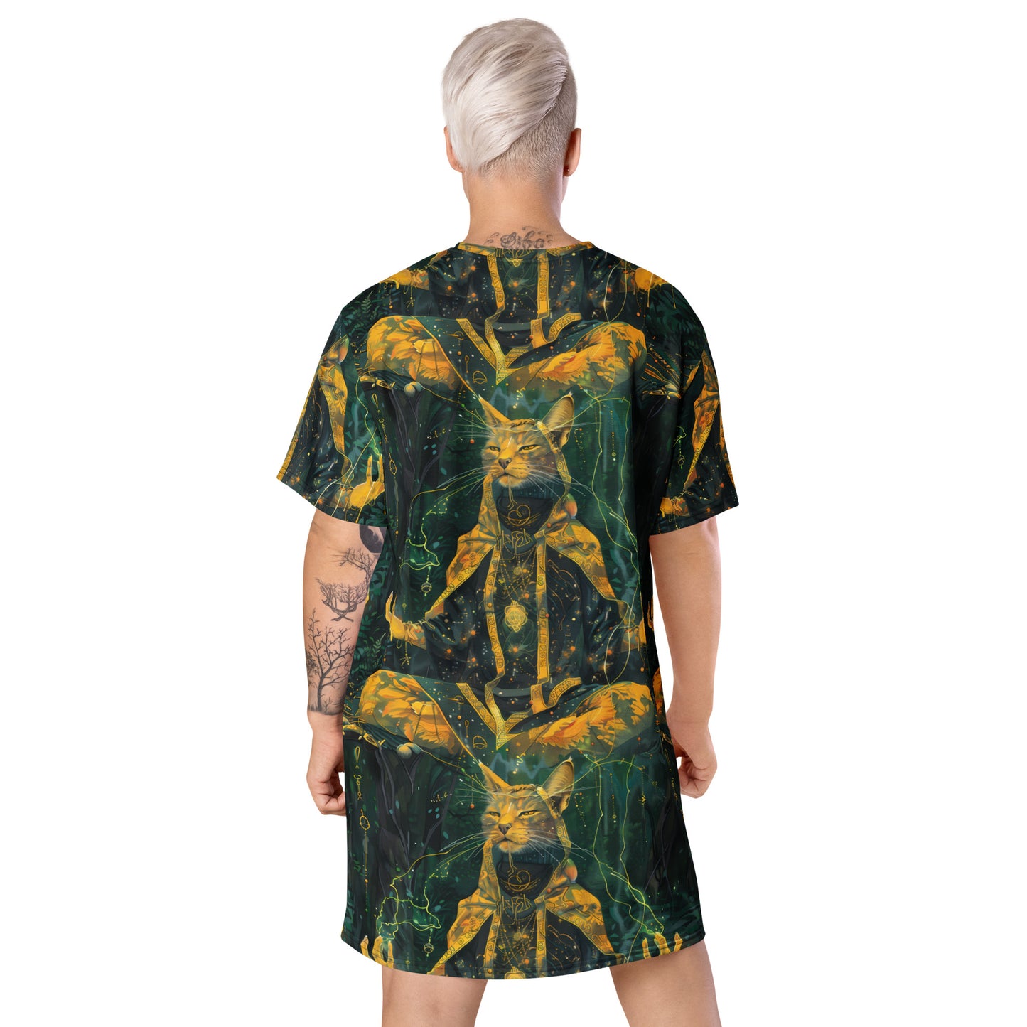 Magic Cat T-shirt dress