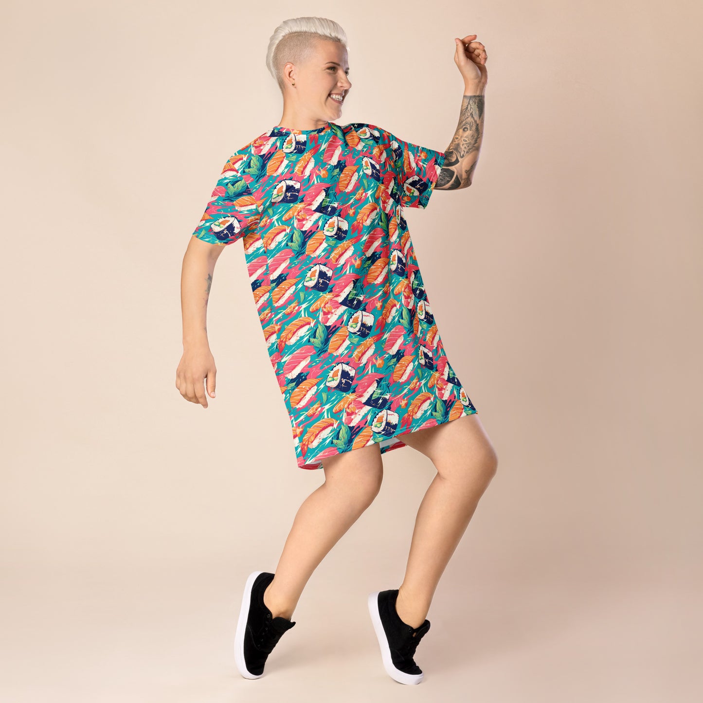 Sushi T-shirt dress