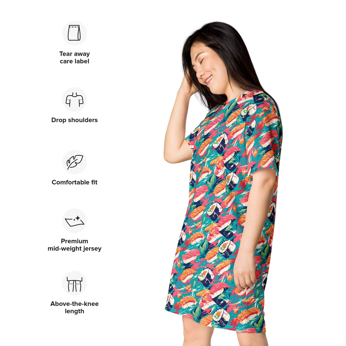 Sushi T-shirt dress