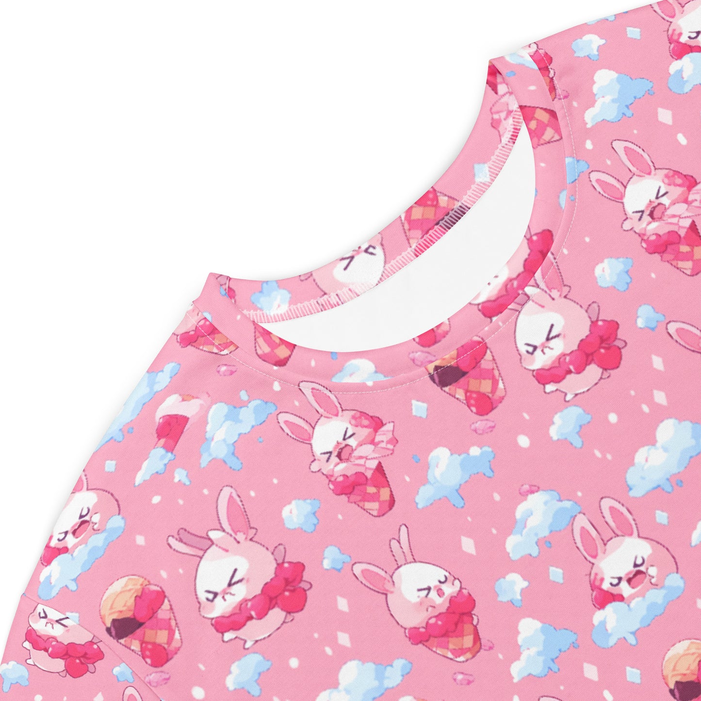 Angry ice-cream bunnies T-shirt dress – Free Delivery! Rock / Metal / Gothic / EDM / Clubwear - Alternative Apparel Only from Phase B Records. Plus Size to 6XL