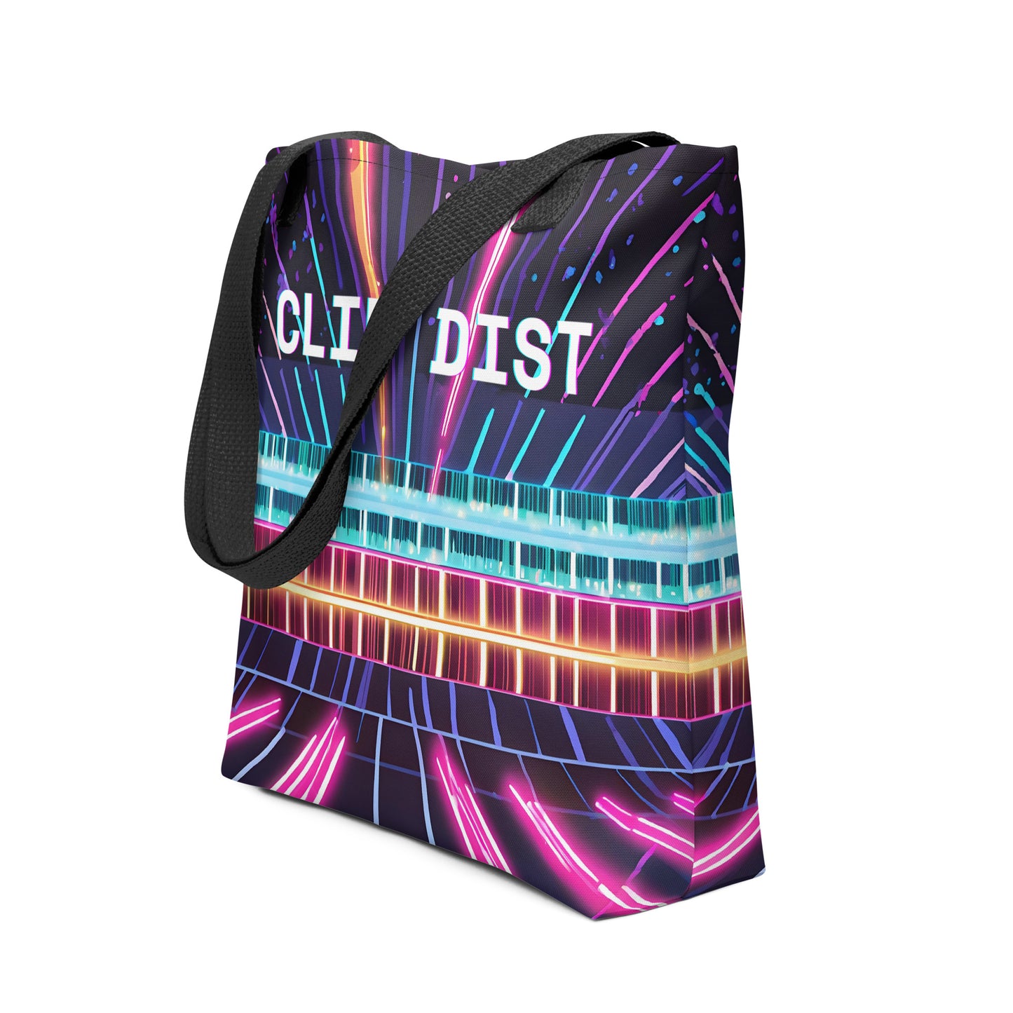 Clip Distortion Tote bag - Free Delivery! Rock / Metal / Electronic / EDM / Underground - Alternative Apparel and Merch Only from Phase B Records.