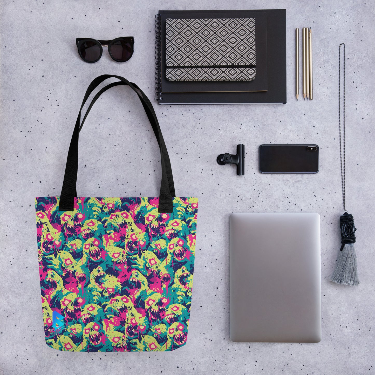 Cartoon Zombies Tote bag