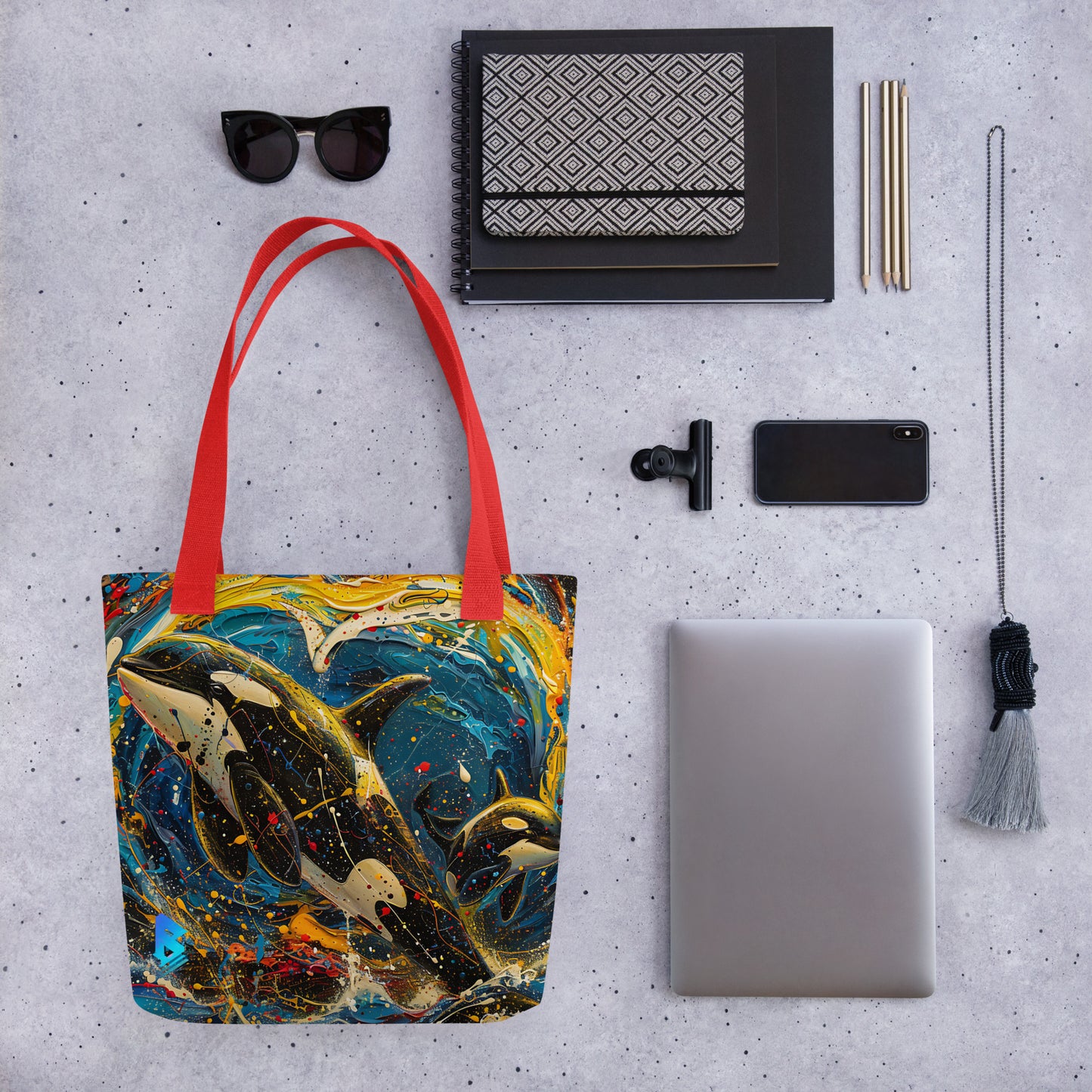 Orca Whale Tote bag