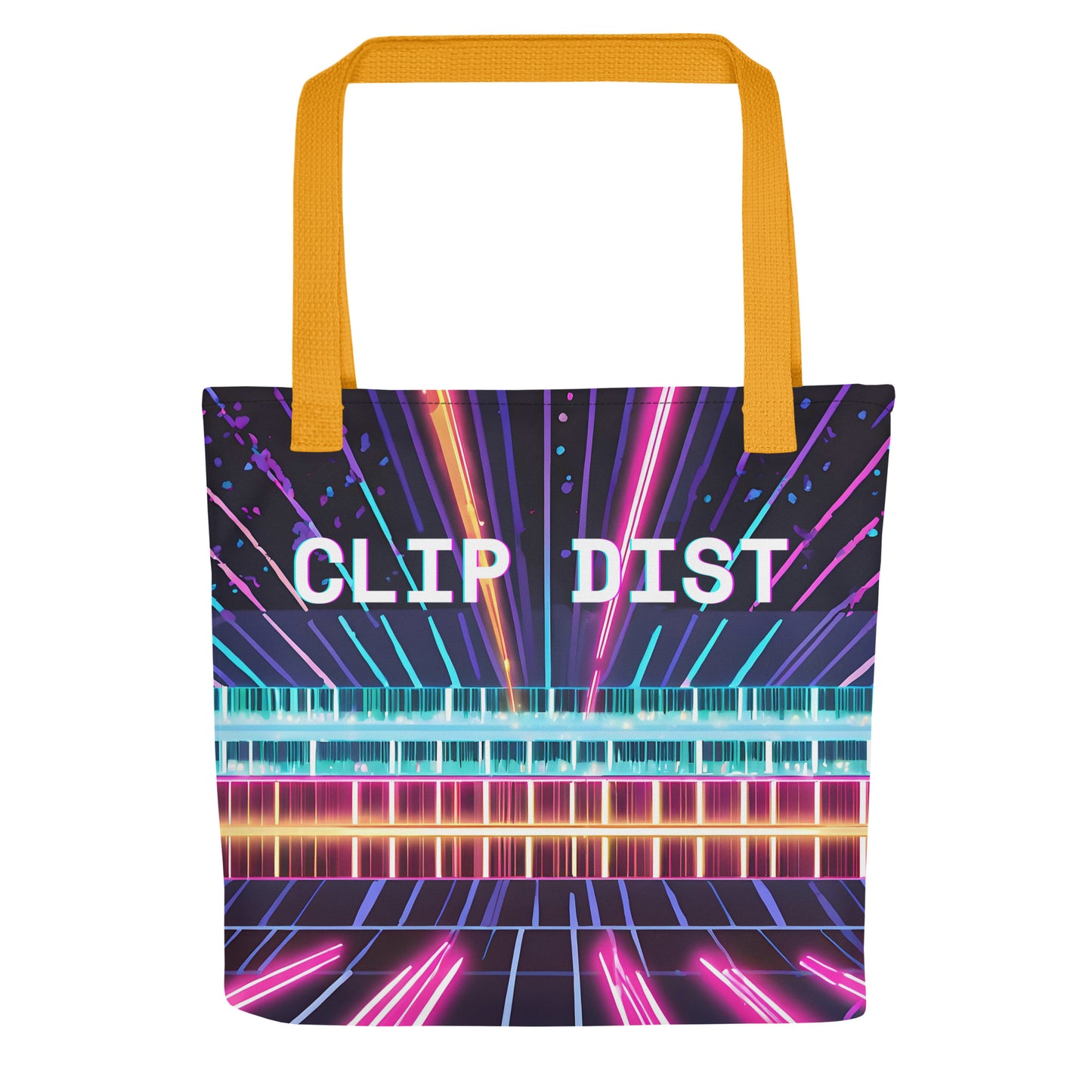 Clip Distortion Tote bag - Free Delivery! Rock / Metal / Electronic / EDM / Underground - Alternative Apparel and Merch Only from Phase B Records.