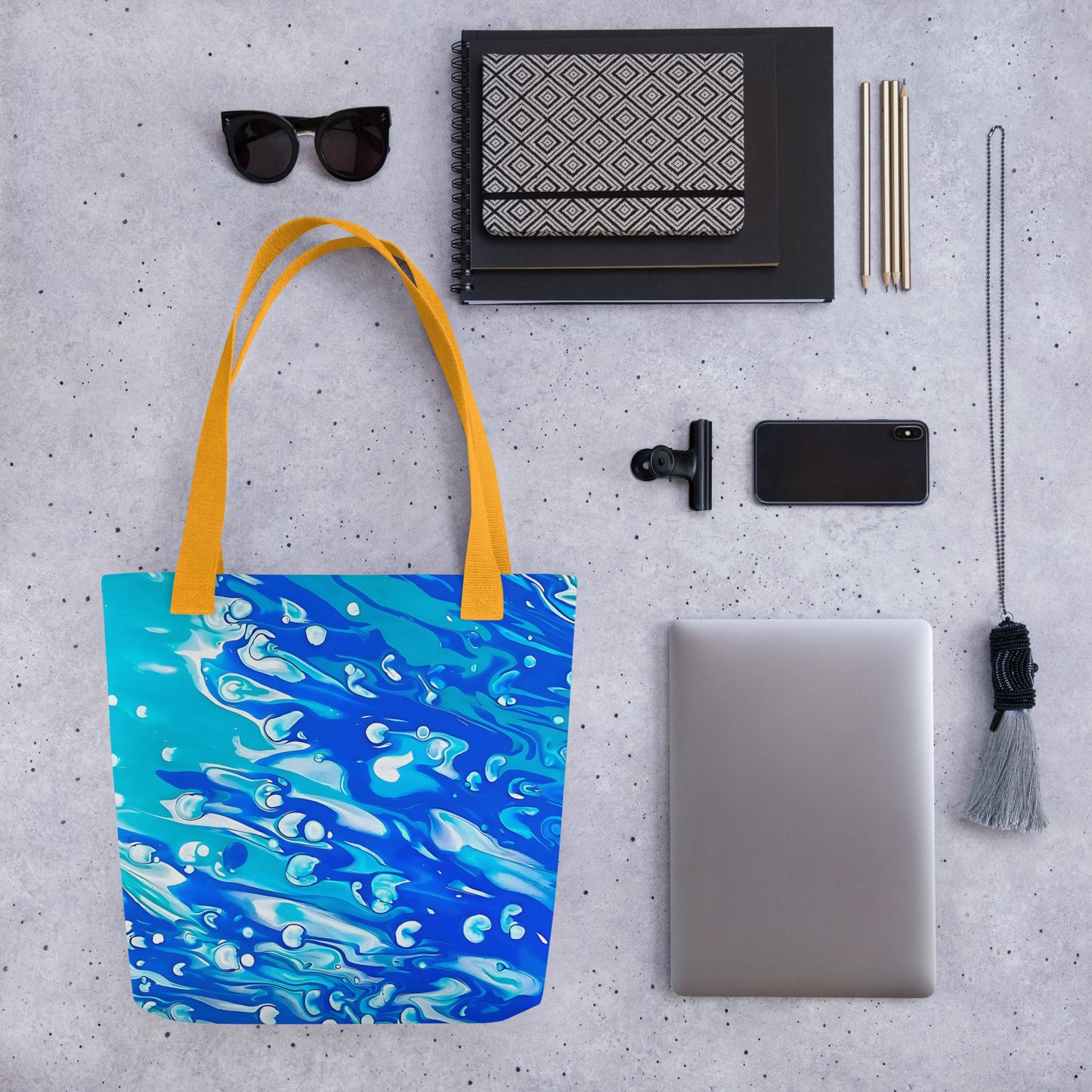 Jess Lewis Seafoam Tote bag - Free Delivery! Rock / Mathrock / Progressive / Jazz Fusion - Alternative Apparel and Merch Only from Phase B Records.