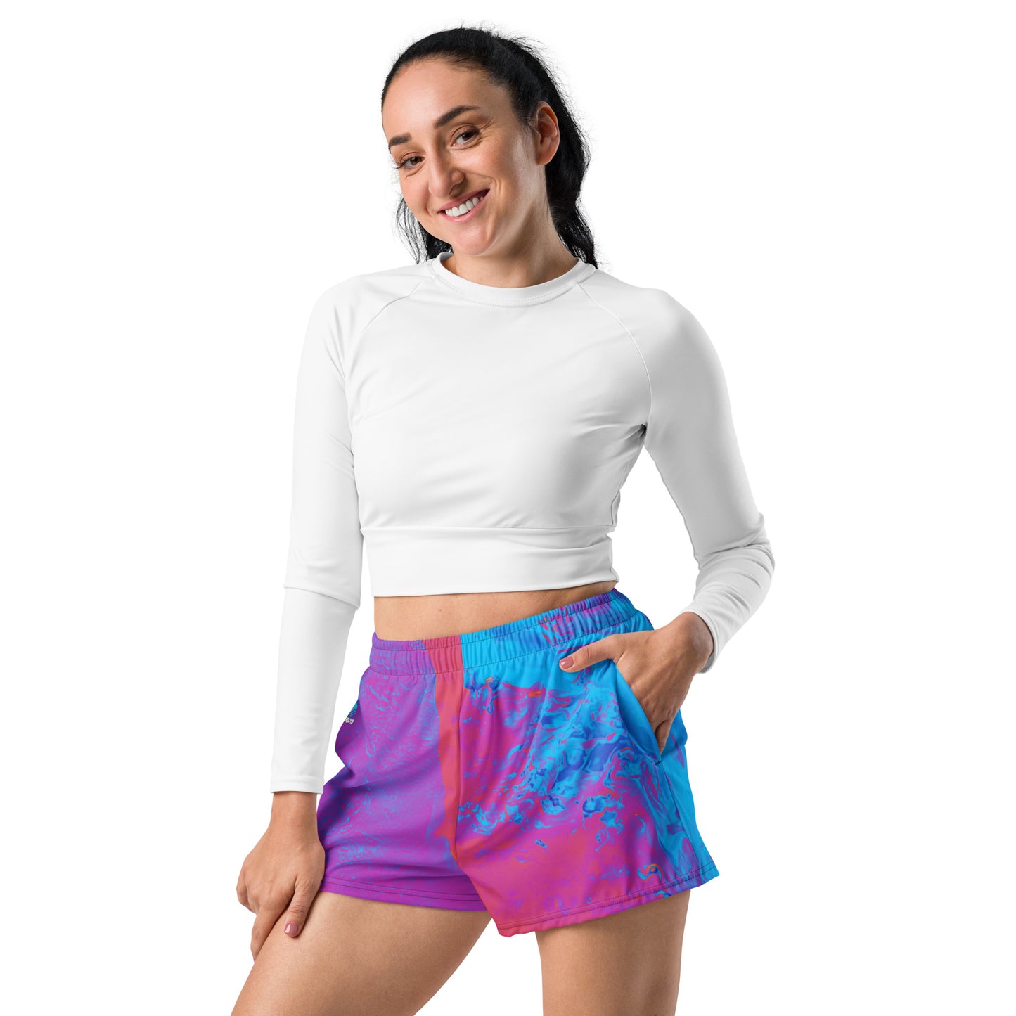 Neon Beach Athletic Shorts