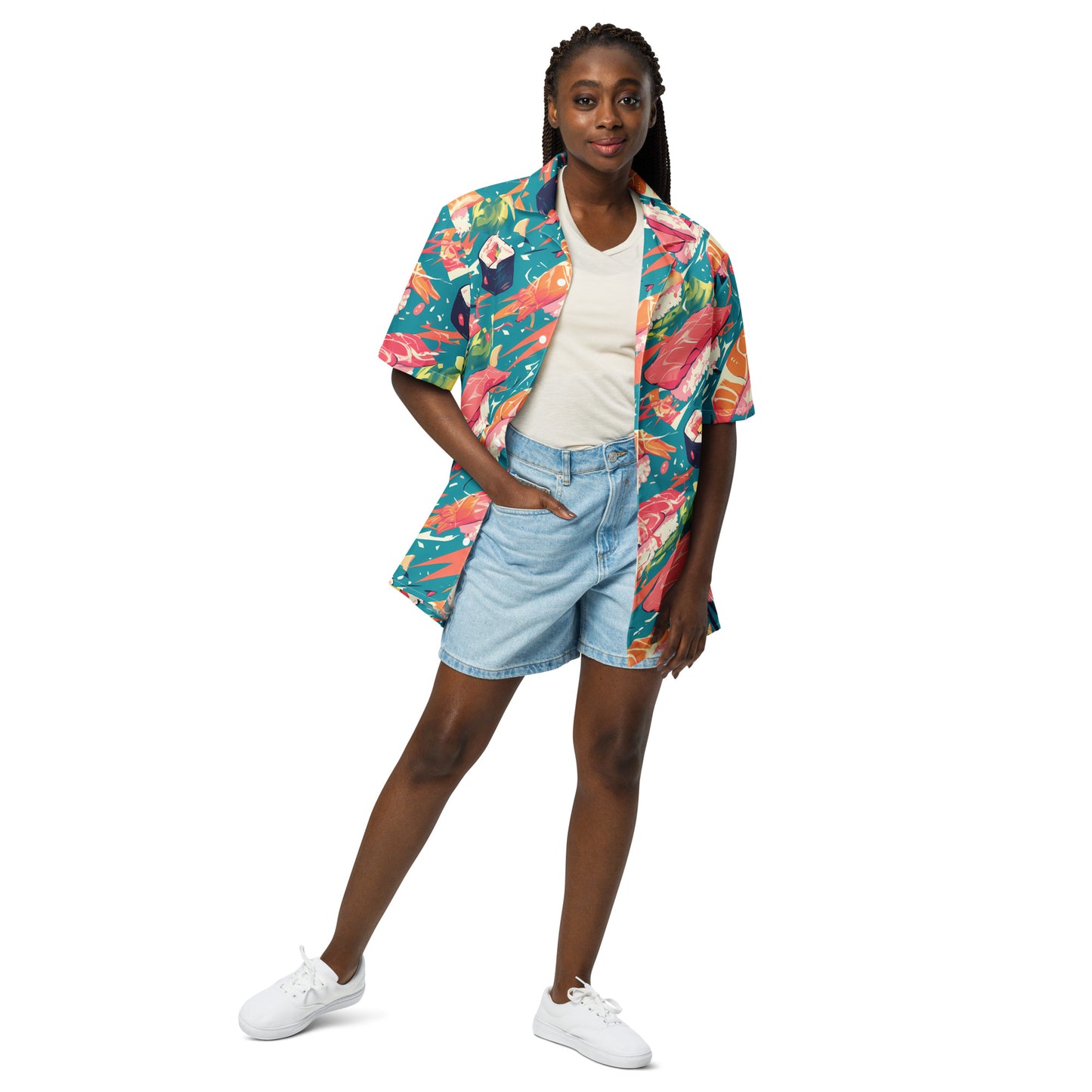 Sushi Unisex button shirt
