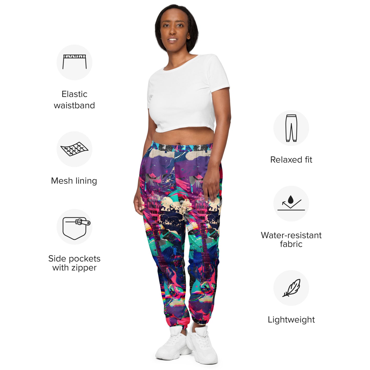Jess Lewis Andromeda Unisex track pants - Free Delivery! Rock / Mathrock / Progressive / Jazz Fusion - Alternative Apparel and Merch Only from Phase B Records.