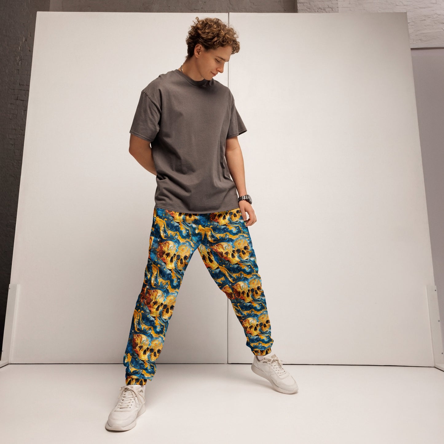 Painted Skulls Unisex track pants