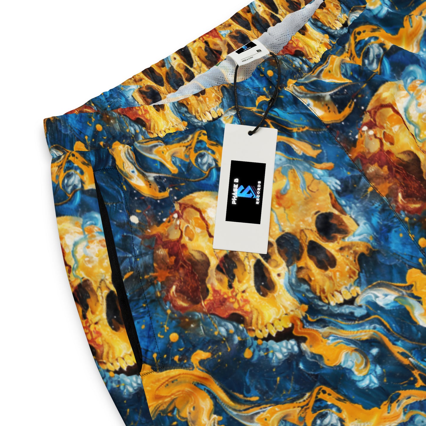 Painted Skulls Unisex track pants