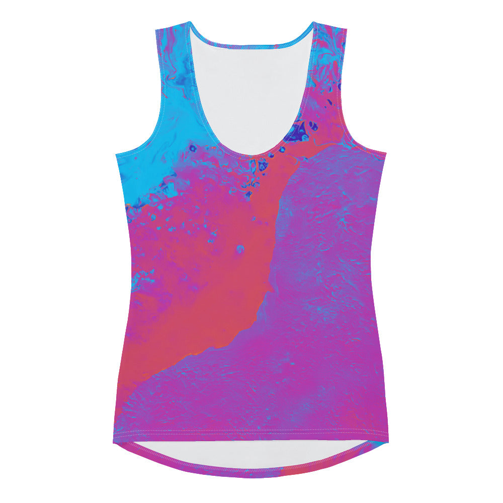 Neon Beach Sublimation Cut & Sew Tank Top