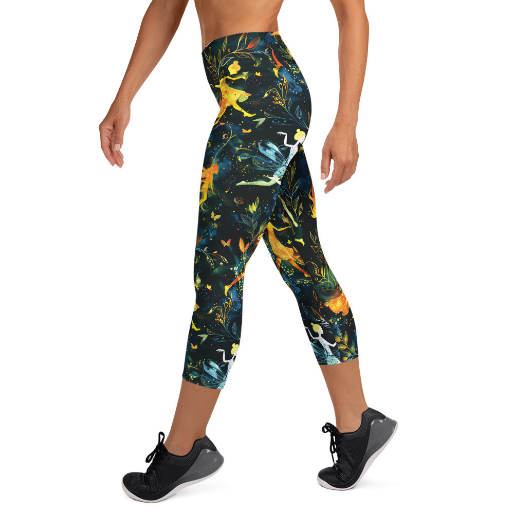 Fairies Yoga Capri Leggings
