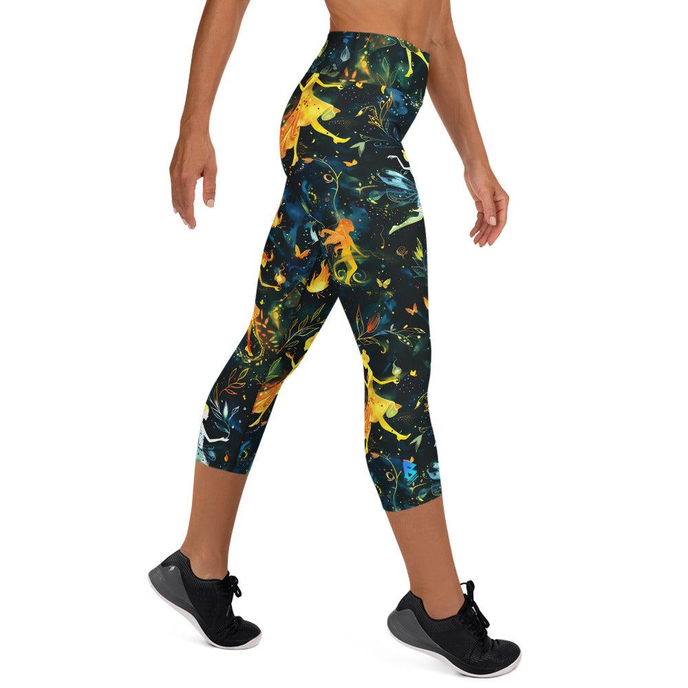 Fairies Yoga Capri Leggings