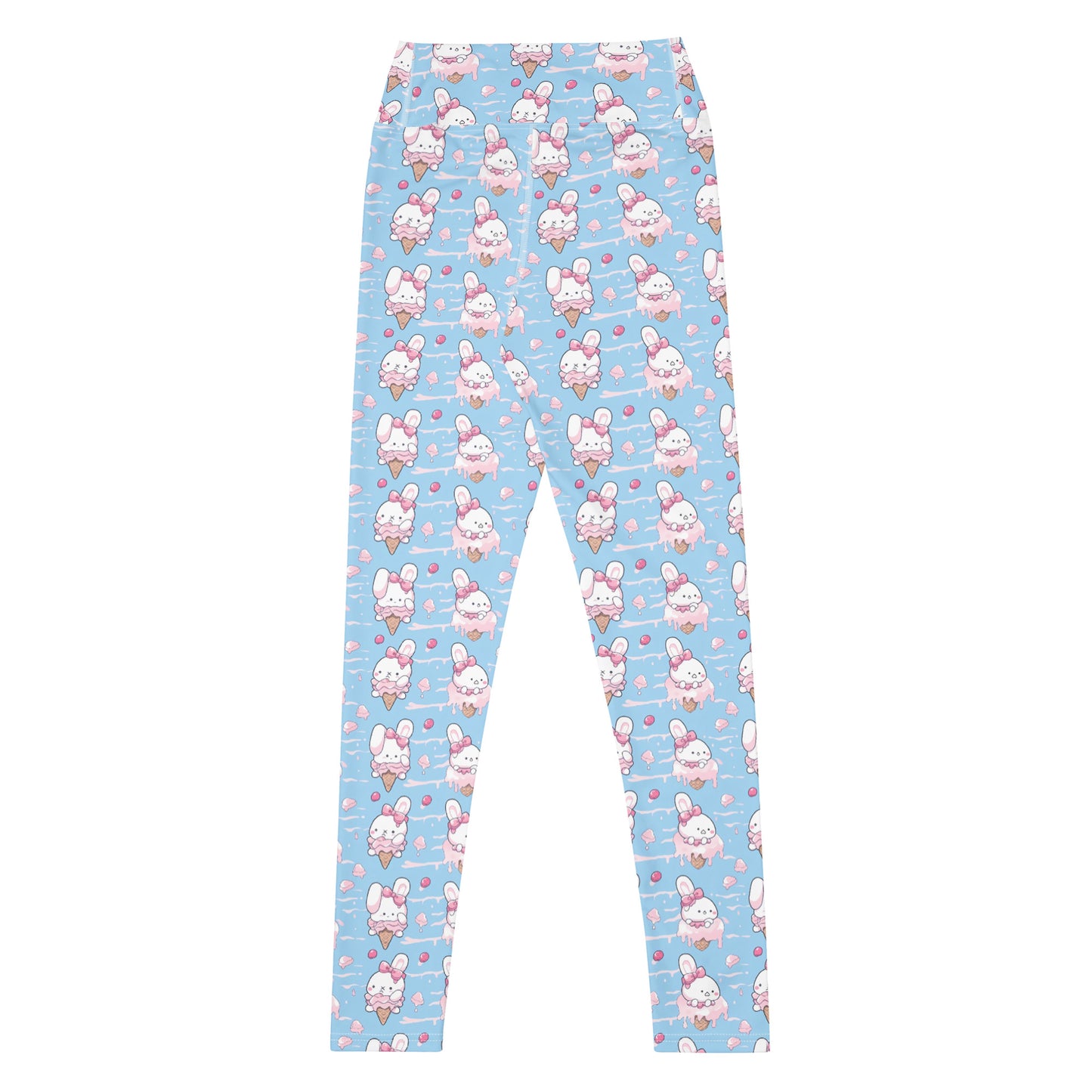 Ice Cream Bunnies Yoga Leggings