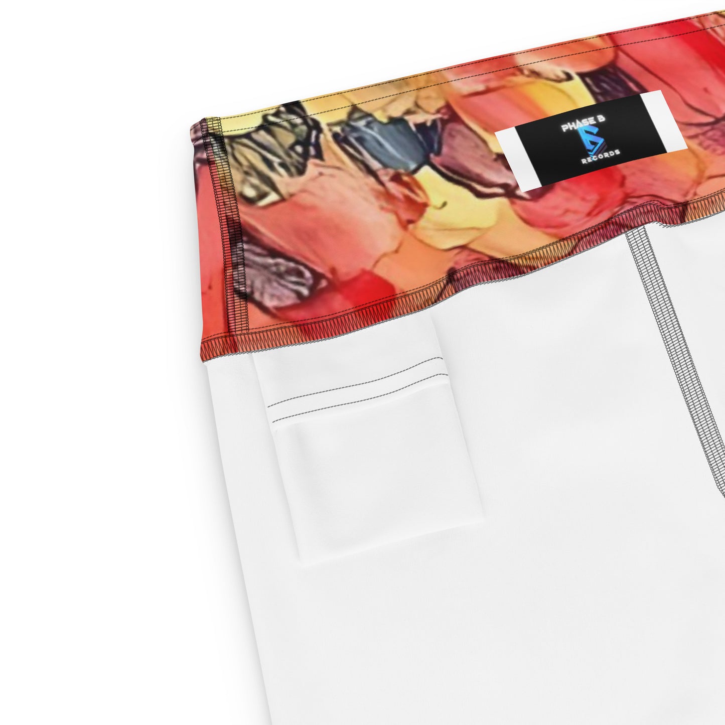 Abstract Beach Oils Yoga Leggings – Free Delivery! Rock / Metal / Gothic / EDM / Clubwear - Alternative Apparel Only from Phase B Records.