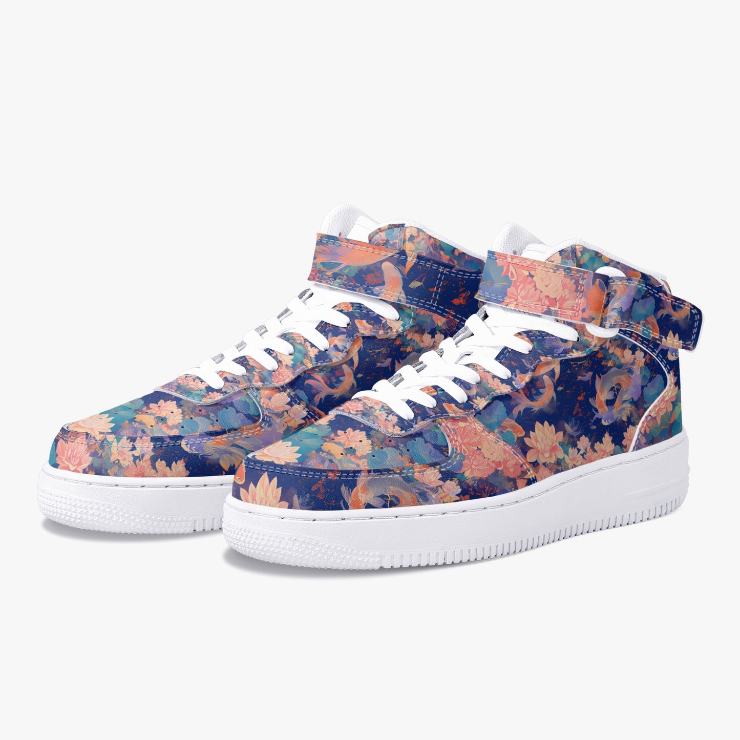 Koi High-Top Leather Sports Sneakers