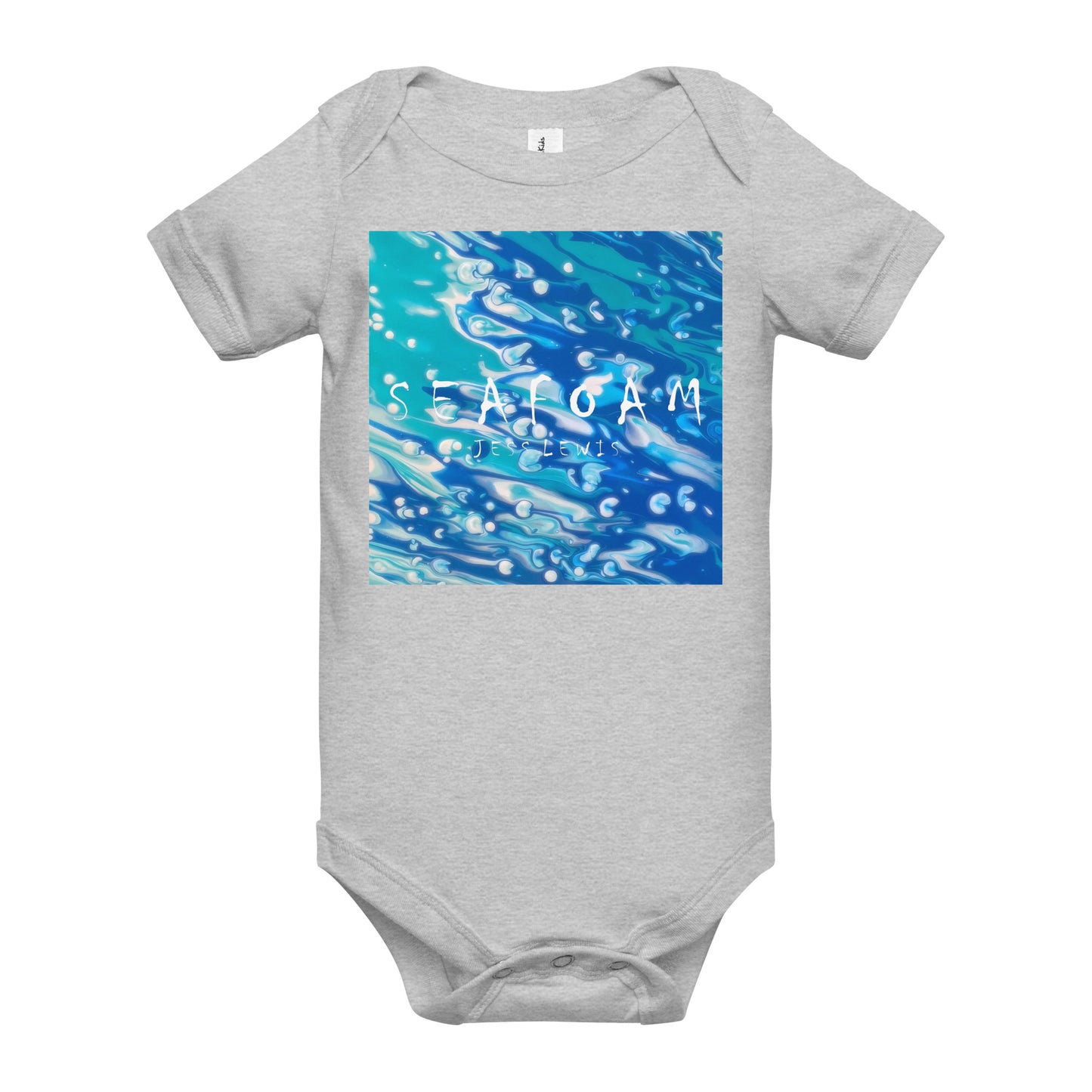 Jess Lewis Seafoam Baby one piece - Free Delivery! Rock / Mathrock / Progressive / Jazz Fusion - Alternative Apparel and Merch Only from Phase B Records.