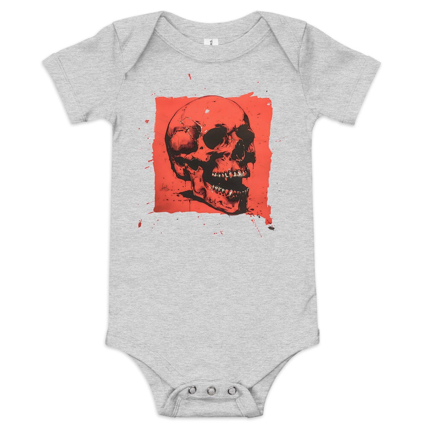 Red Skull Baby short sleeve one piece