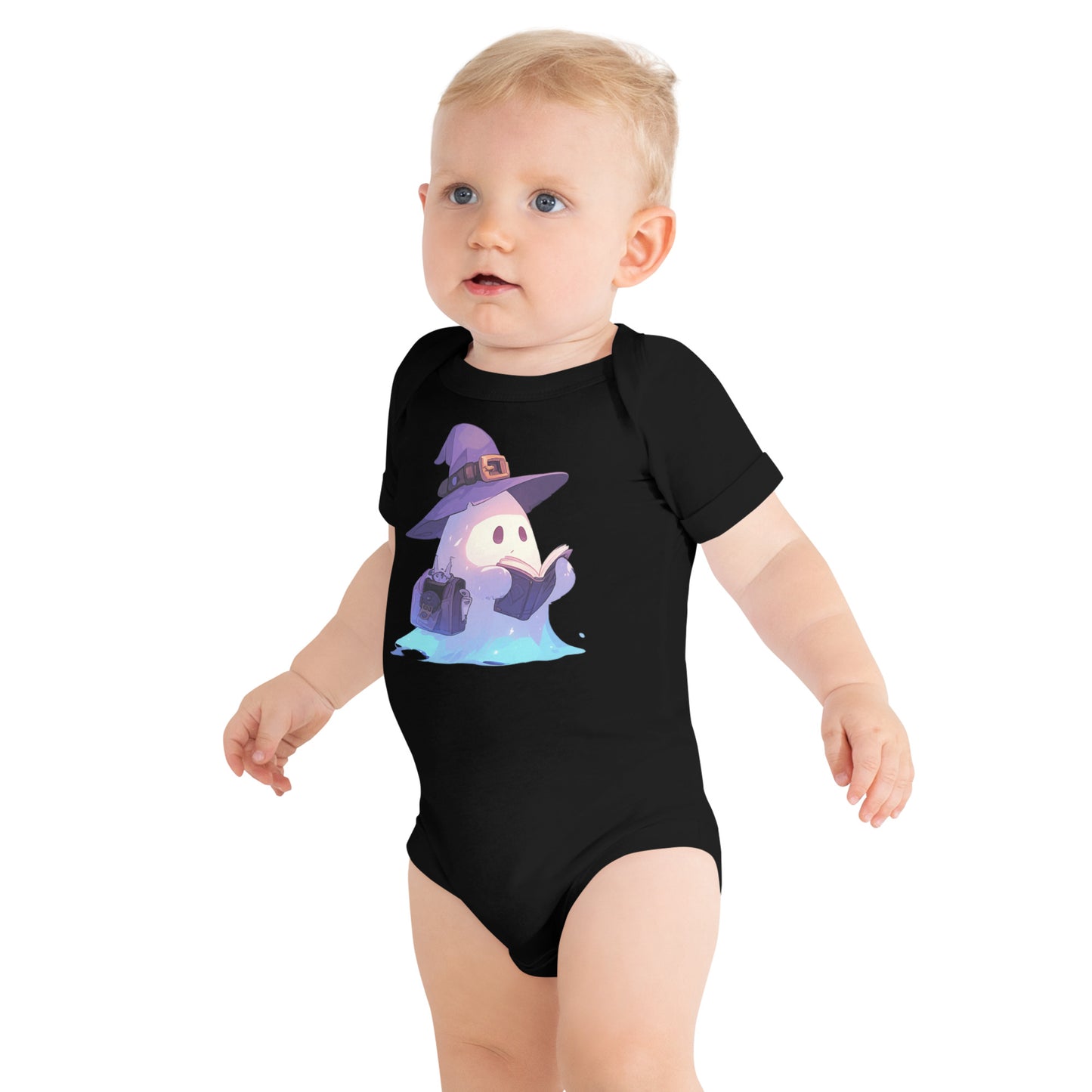 Cute Witch Ghost Baby short sleeve one piece