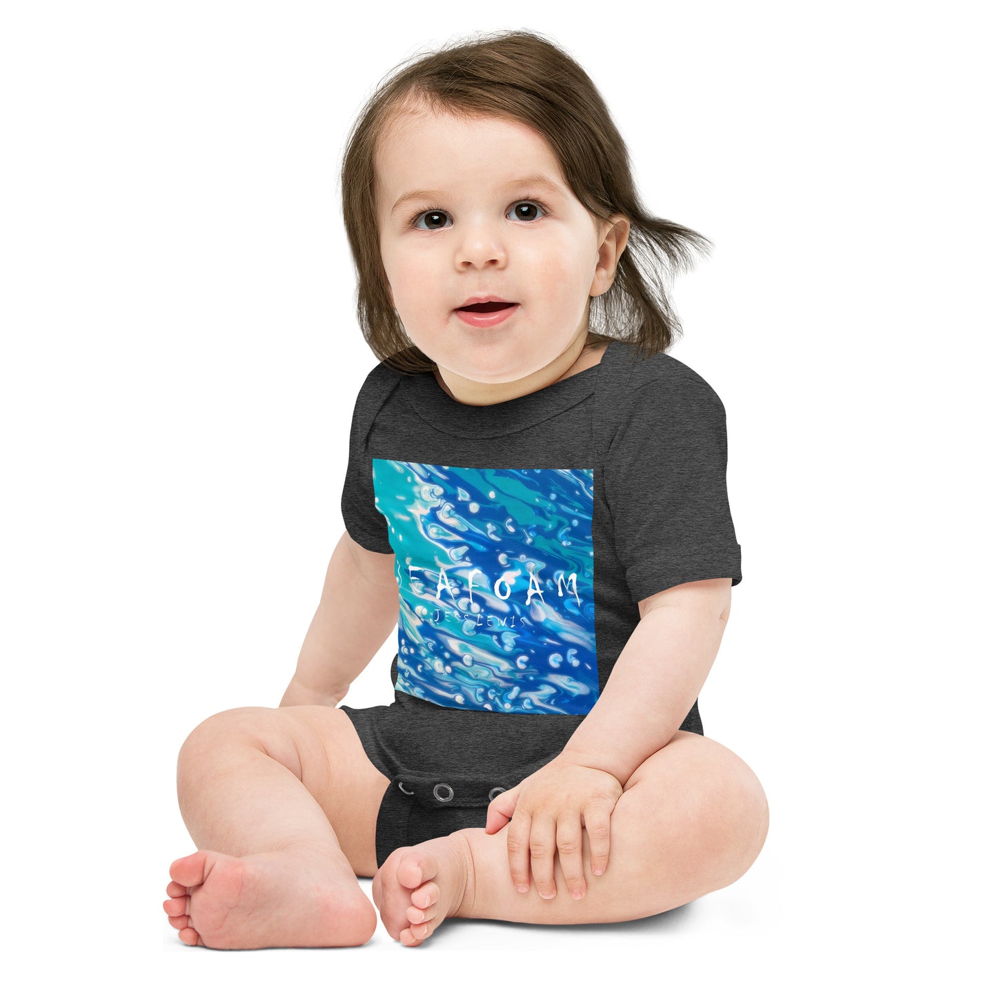 Jess Lewis Seafoam Baby one piece - Free Delivery! Rock / Mathrock / Progressive / Jazz Fusion - Alternative Apparel and Merch Only from Phase B Records.