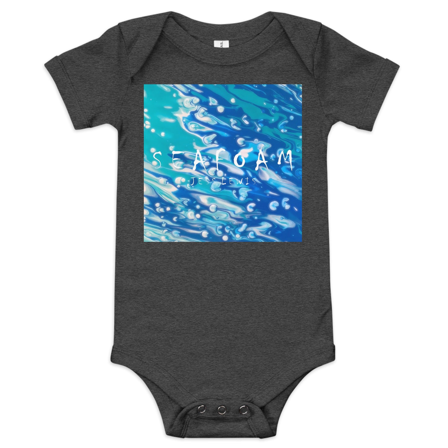 Jess Lewis Seafoam Baby one piece - Free Delivery! Rock / Mathrock / Progressive / Jazz Fusion - Alternative Apparel and Merch Only from Phase B Records.