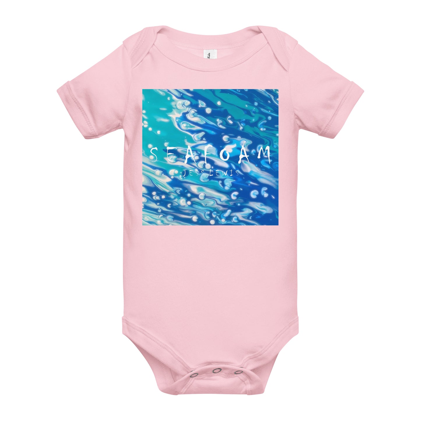 Jess Lewis Seafoam Baby one piece - Free Delivery! Rock / Mathrock / Progressive / Jazz Fusion - Alternative Apparel and Merch Only from Phase B Records.