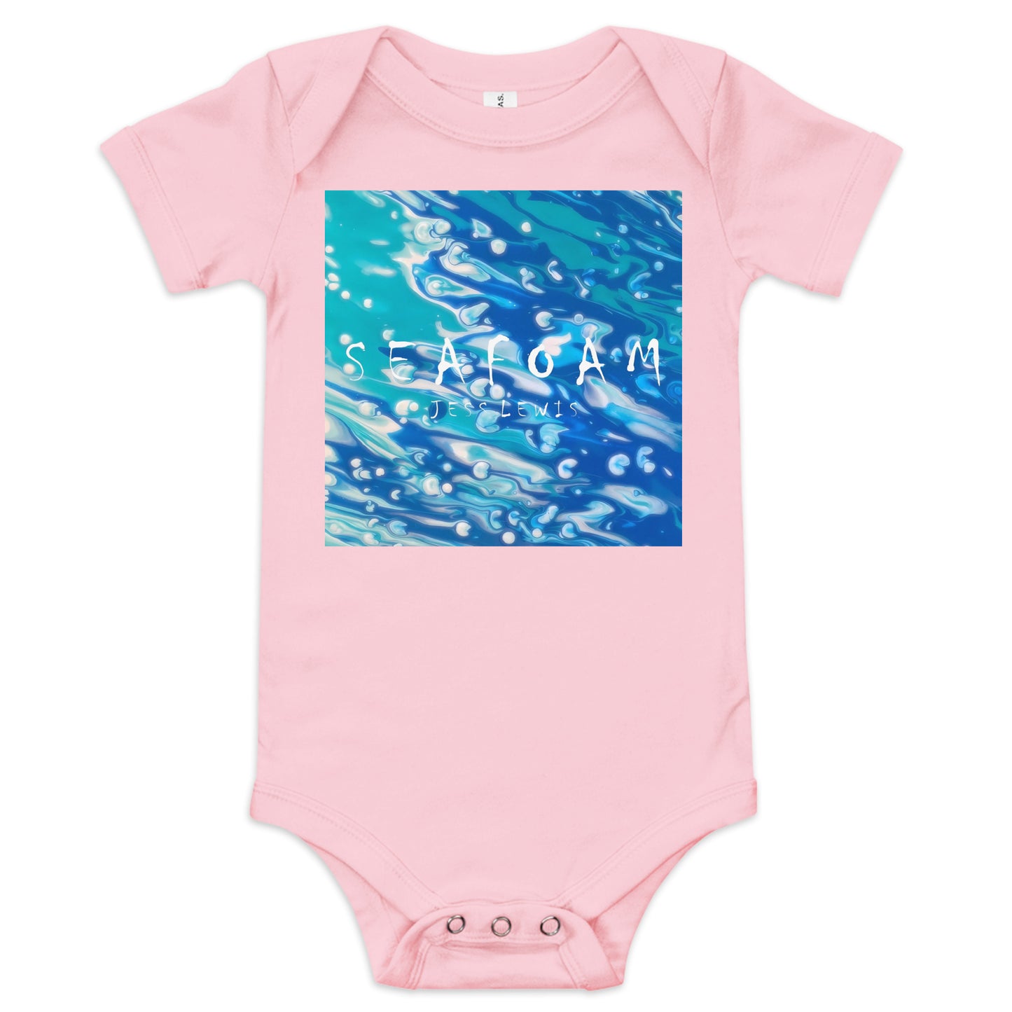 Jess Lewis Seafoam Baby one piece - Free Delivery! Rock / Mathrock / Progressive / Jazz Fusion - Alternative Apparel and Merch Only from Phase B Records.