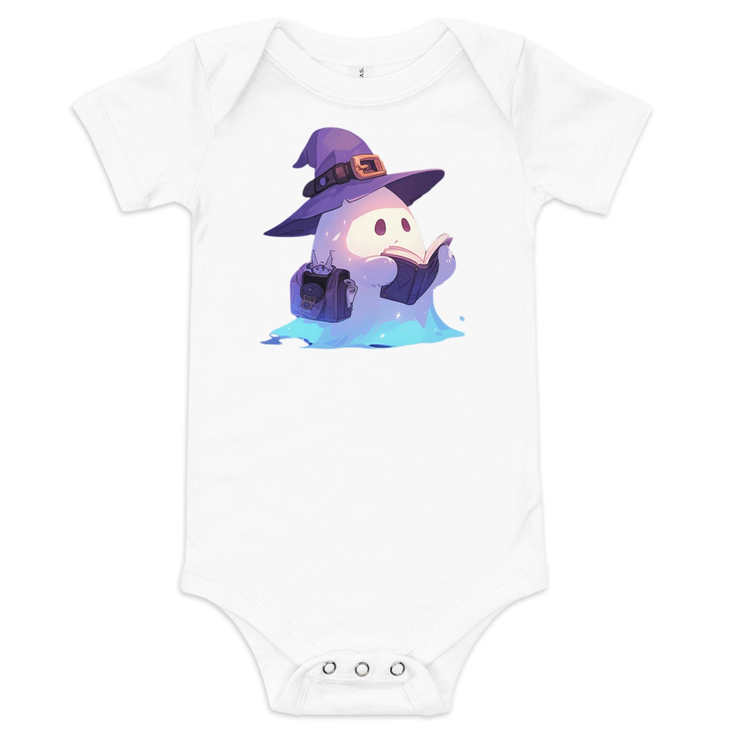 Cute Witch Ghost Baby short sleeve one piece
