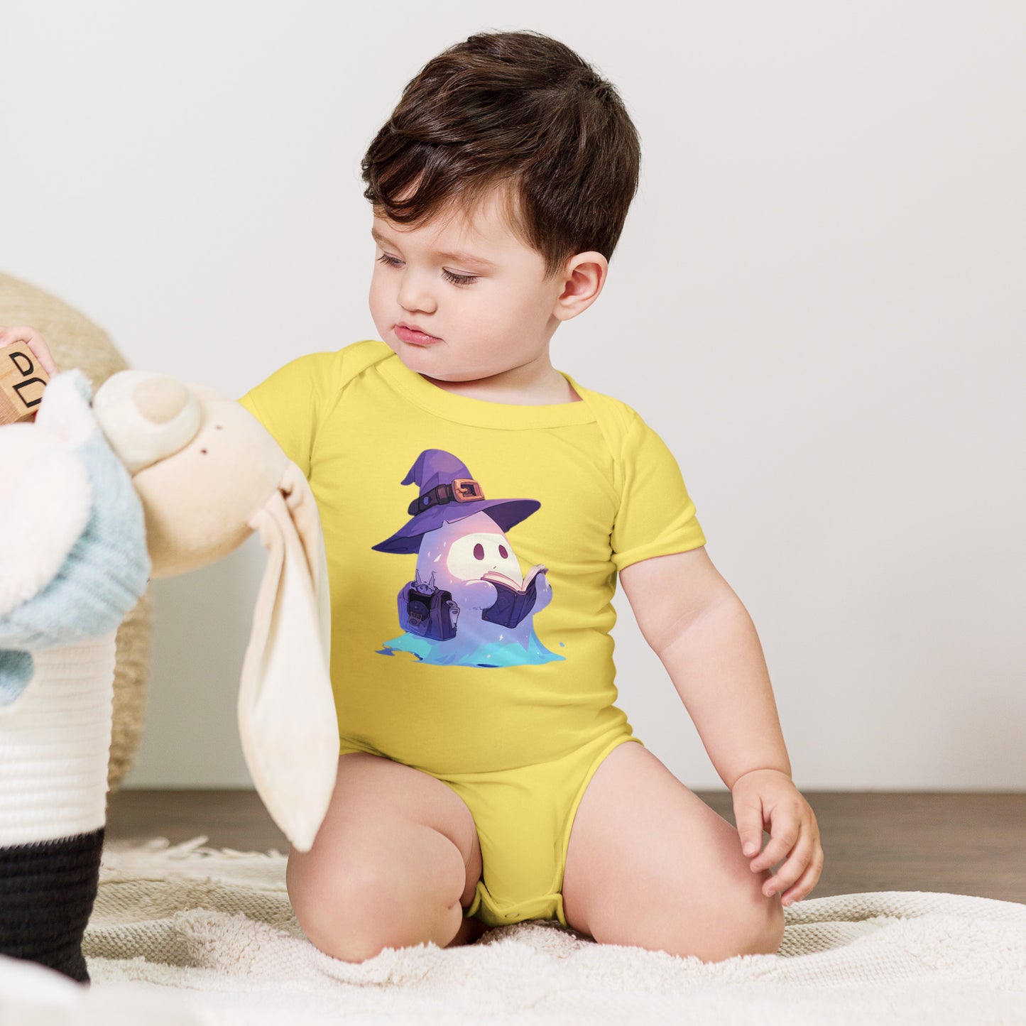 Cute Witch Ghost Baby short sleeve one piece