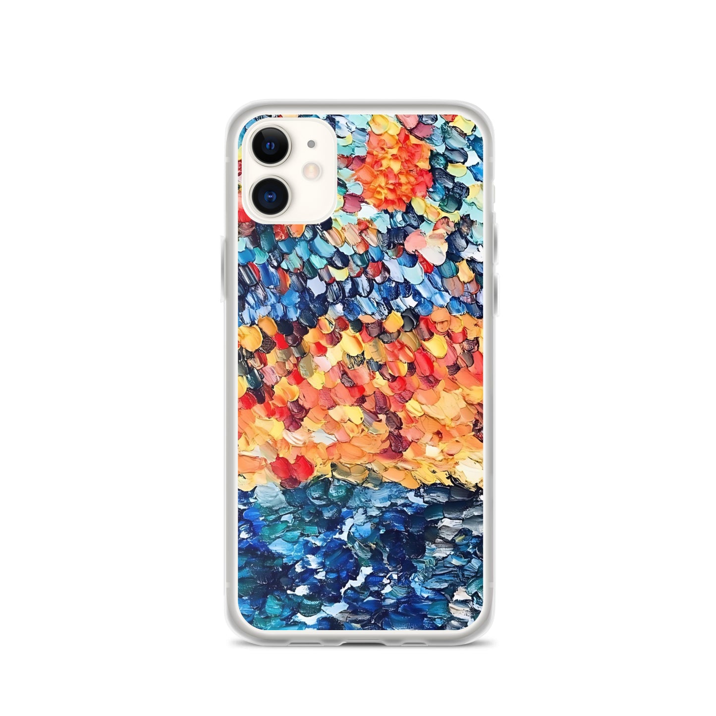 Abstract Beach Oils Art Clear Case for iPhone® – Free Delivery! Rock / Metal / Gothic / EDM / Clubwear - Alternative Apparel Only from Phase B Records.