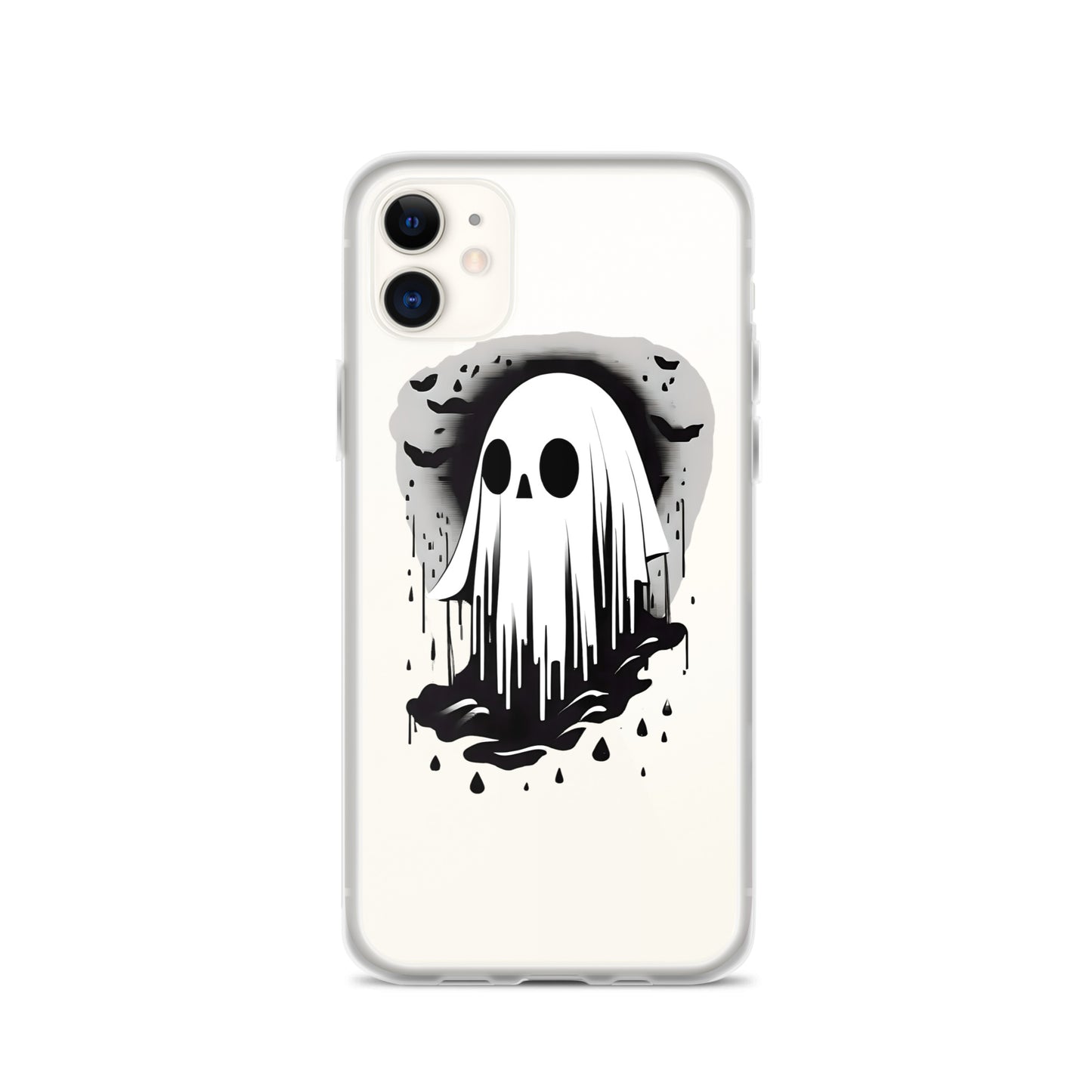 Cute Ghost Clear Case for iPhone®
