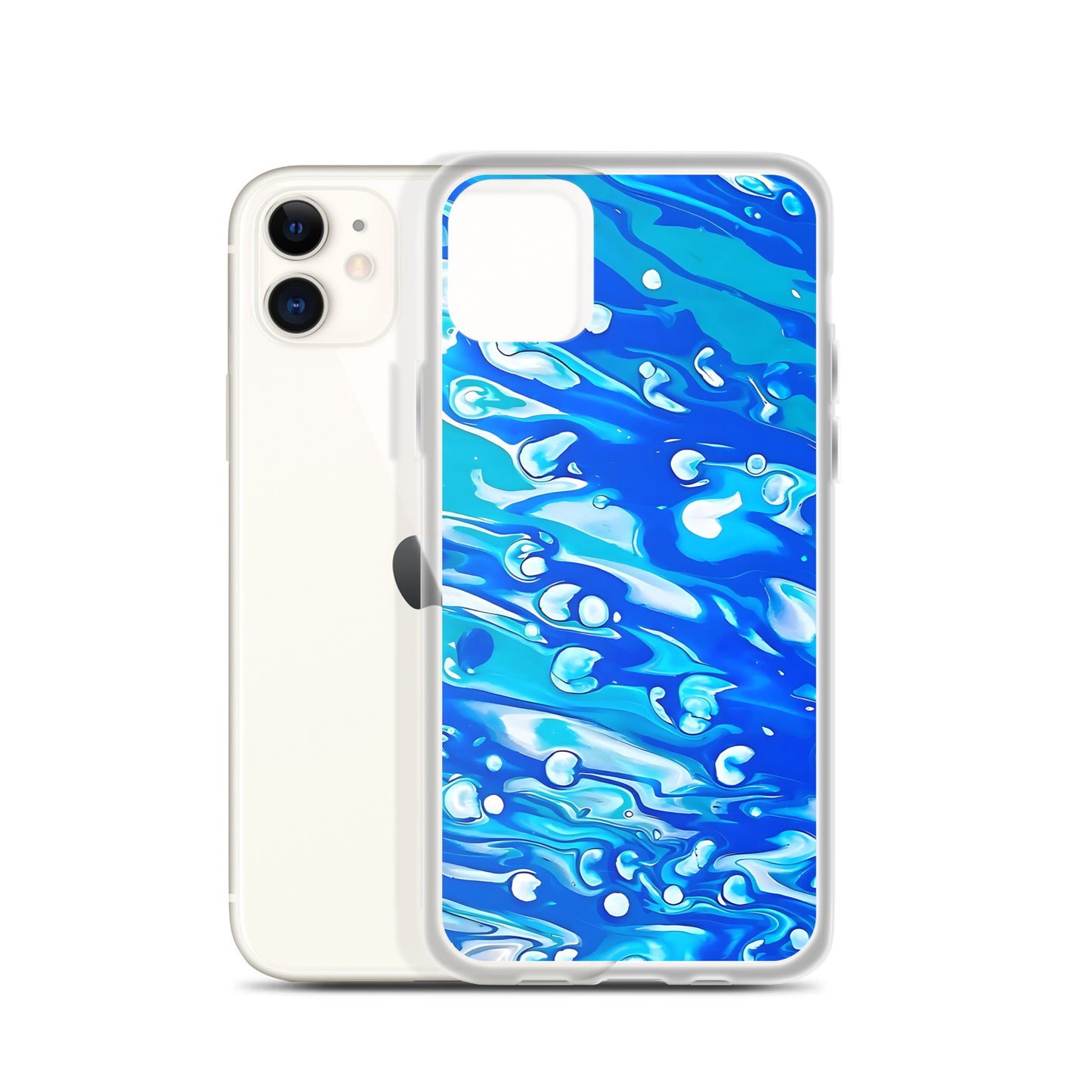 Jess Lewis Seafoam Clear Case for iPhone® - Free Delivery! Rock / Mathrock / Progressive / Jazz Fusion - Alternative Apparel and Merch Only from Phase B Records.